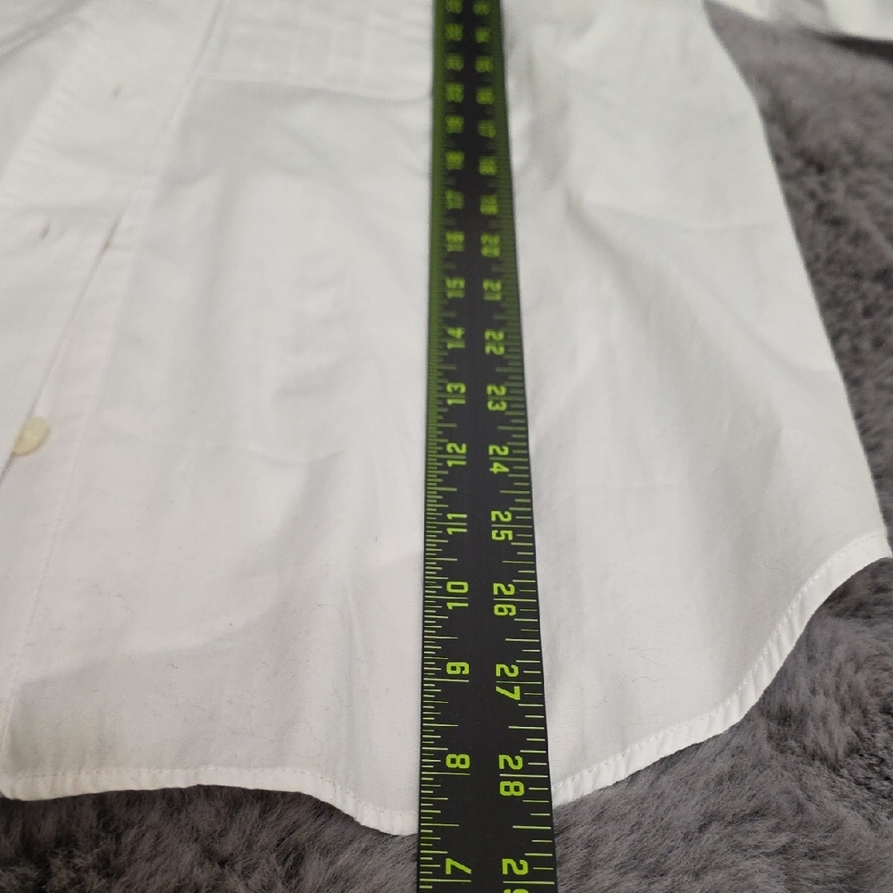 Madewell White Tuxedo Button Down Long Sleeve Shirt Medium - Picture 8 of 10